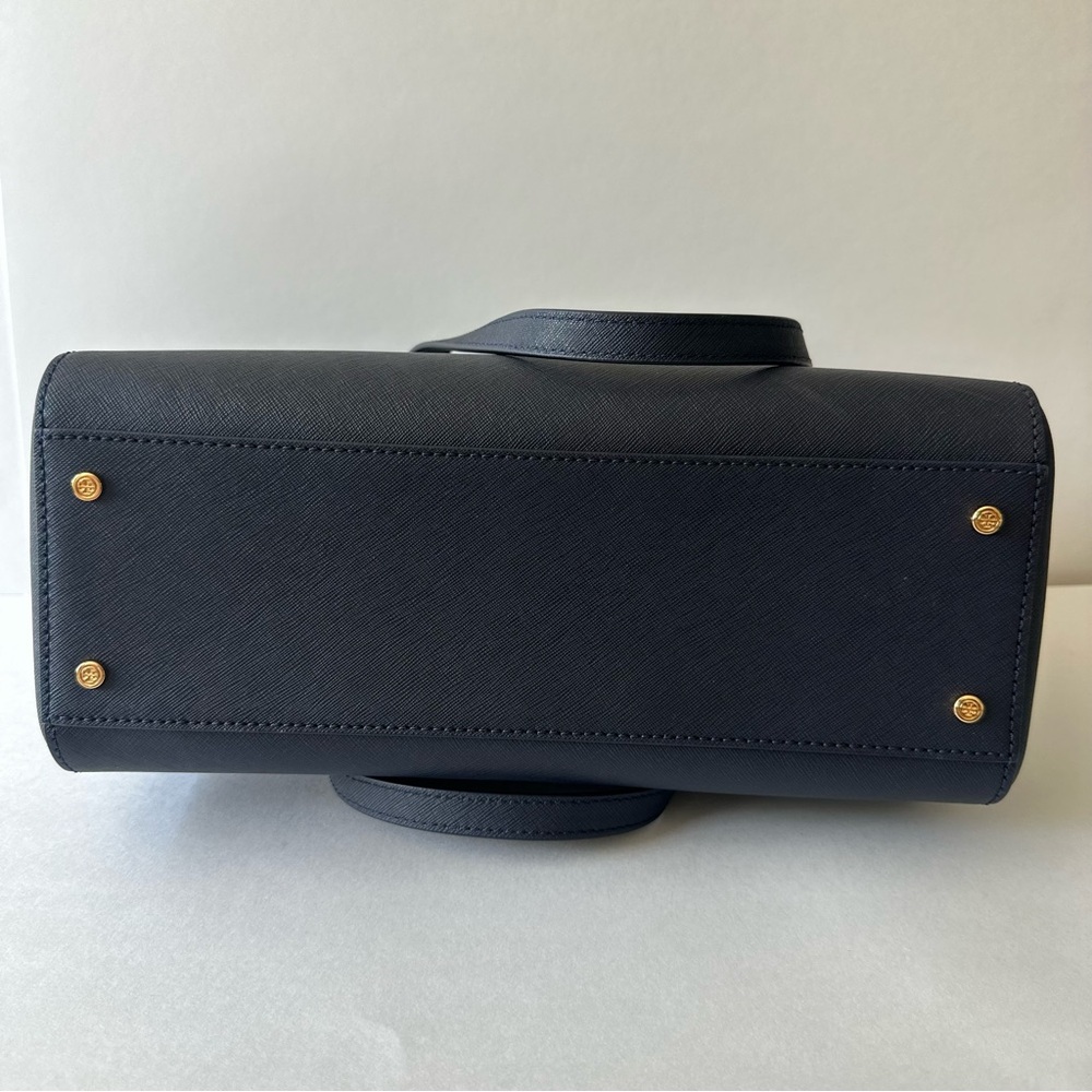 Tory Burch Bag, Navy with Gold Accents - Picture 8 of 10